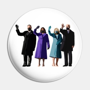 POTUS, FLOTSUS, Vice President, and Second Gentleman Pin