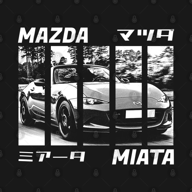 Mazda Miata MX-5 ND Black 'N White 3 (Black Version) by Cero