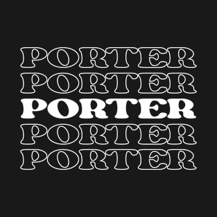 Porter Bellman Baggage Handler Bellhop Page T-Shirt