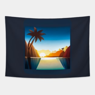 Summer Tropical Vibes - Vacation Tapestry