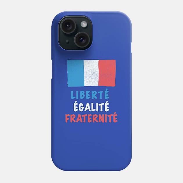 Liberty Equality Fraternity French Phone Case by AntiqueImages