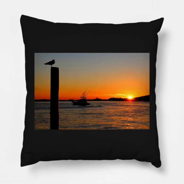 Twilight Voyage Pillow by BadHabitsLounge