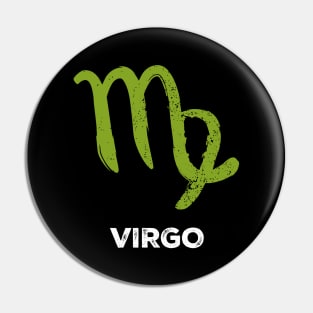 Virgo Zodiac Sign Pin