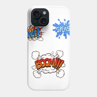 Comic Book Funny Sound Effects Pack Phone Case