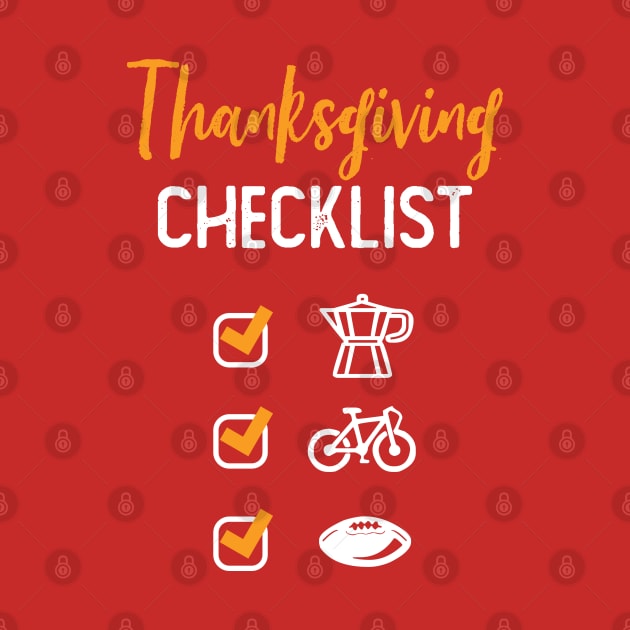 Thanksgiving checklist (cycling version) by p3p3ncil