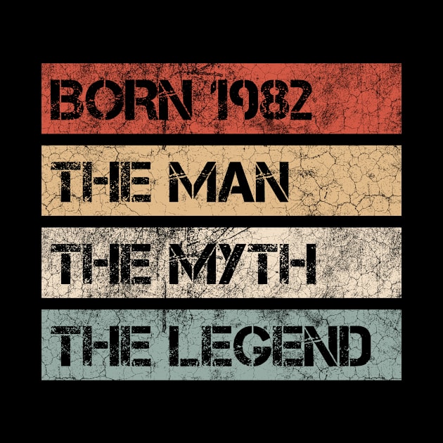 Man Myth Legend 1982 40. Birthday Gift by FNO