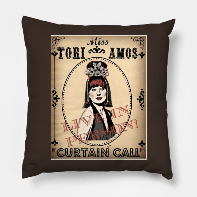 Curtain Call Pillow by RabbitWithFangs