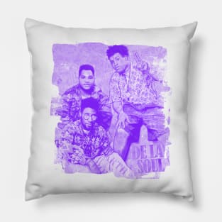 Blue Soul Newspaper Pillow