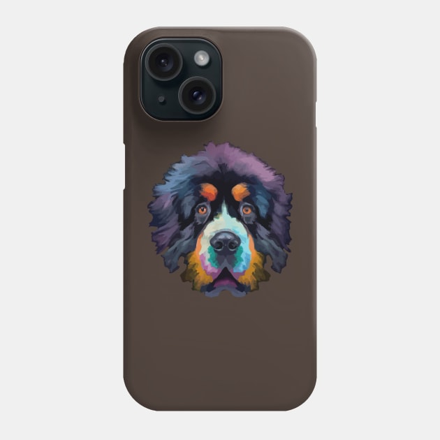 Cute Newfoundland Dog Artowork Phone Case by Furrban