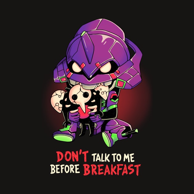 Berserk Breakfast Eva 01 Evangelion by Geekydog