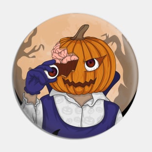 Pumpkin Man Pin