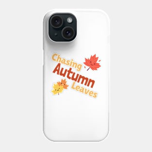 Chasing Autumn Leaves Phone Case