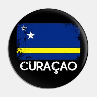 Curacao Flag Vintage Pin