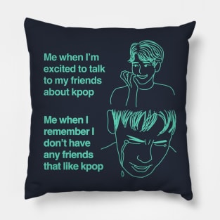 Excited about Kpop v.2 Pillow