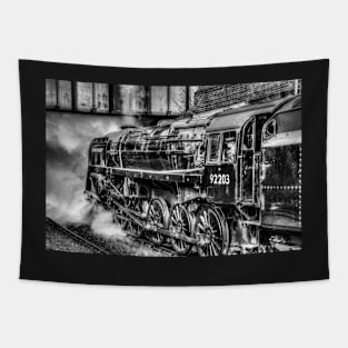 Black Prince Steam Train Tapestry