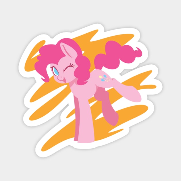 Pinkie Pie Jump Magnet by Supermoix