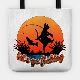 let's go fishing Tote