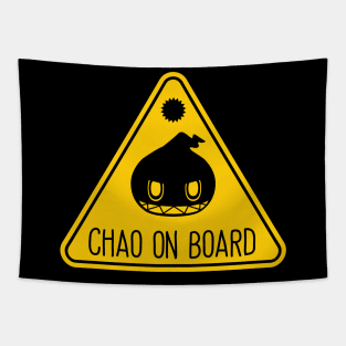 Chao on Board - Dark/Devil Tapestry