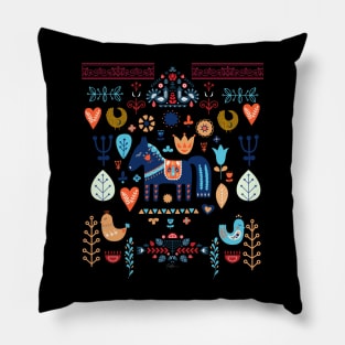 folklore style Pillow