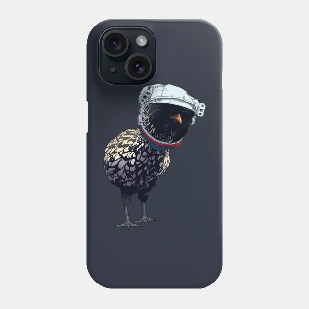 Chicken 1: Astronaut (2022) Phone Case by ziafrazier