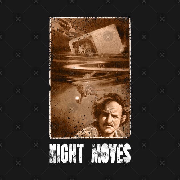 Noir Nostalgia Collection Moves T-Shirts, Echoes of Gene Hackman's Detective Legacy in Every Stitch by JaylahKrueger