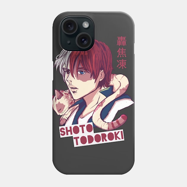 Shoto Todoroki Phone Case by Susto