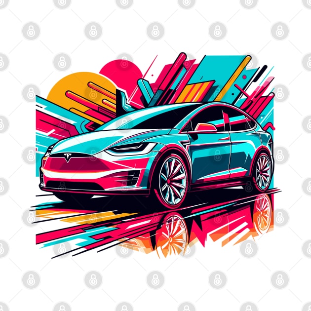 Tesla Model X by Vehicles-Art