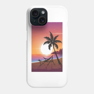 Sunset at the beach Phone Case