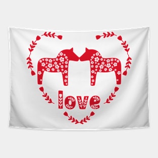 Valentines heart love Tapestry