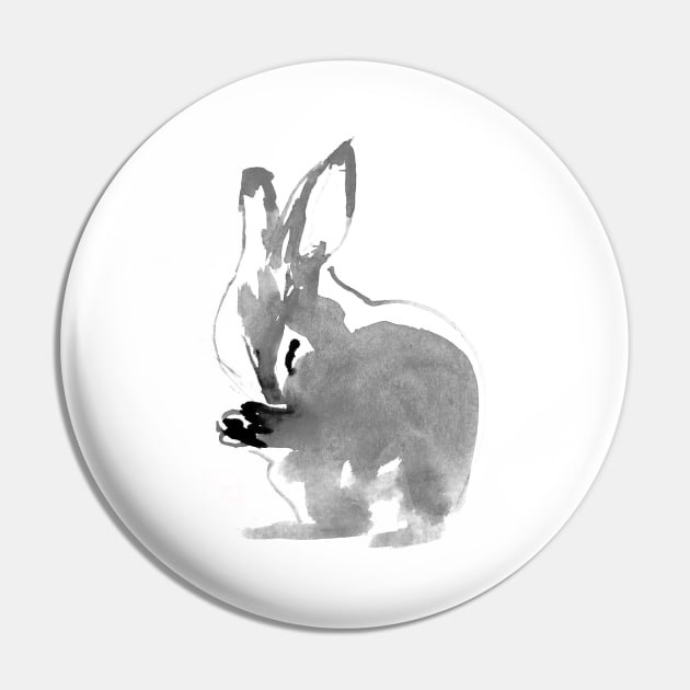 rabbit Pin by pechane