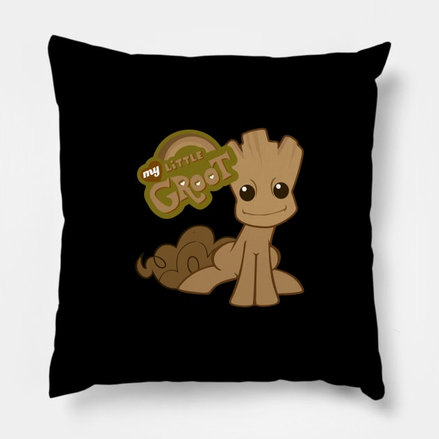 My Little Groot Pony Pillow by reddvelved