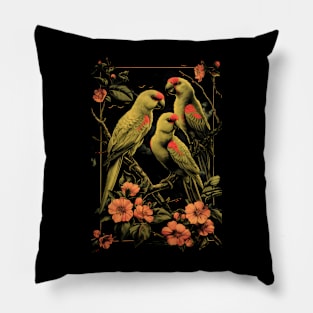 Birds In Paradise Pillow