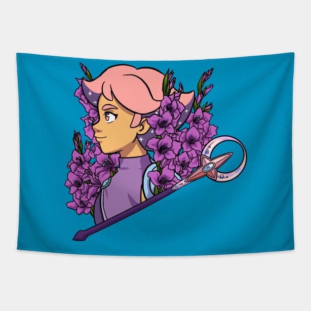 Gladiolus Glimmer Tapestry by NightGlimmer