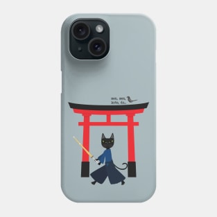 Kendo Samurai Cat Phone Case