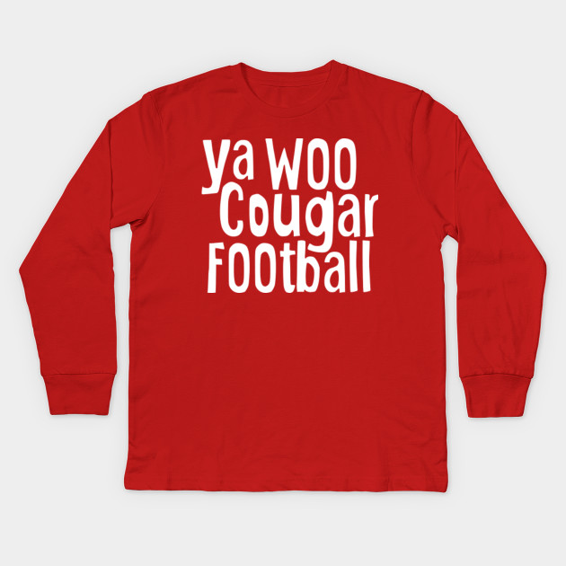 Ya Woo Cougar Football Ywcf Kids Long Sleeve T Shirt Teepublic