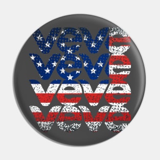 VeVe USA America Flag Pin