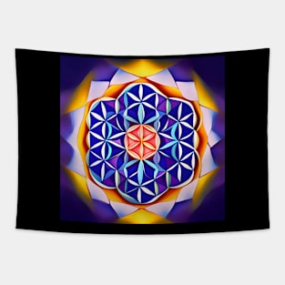 Flower Of Life - Middled Tapestry