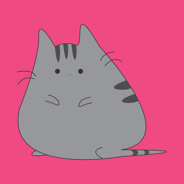 Cute Fat Cat Illustration by CuteDesigns