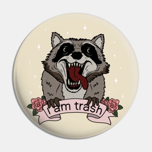 Raccoon - I am trash Pin