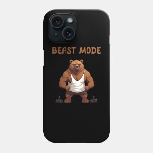 Beast mode for gym motivation Phone Case