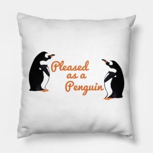 Pleased as a Penguin Pillow