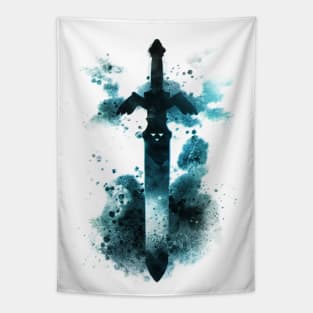 Ink Sword Tapestry