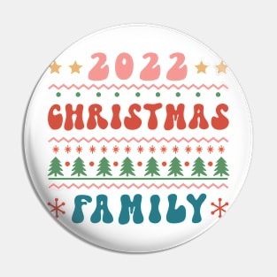 2022 Christmas Crew Ugly Sweater Pin