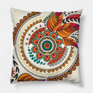 Autumn Mandala Pillow