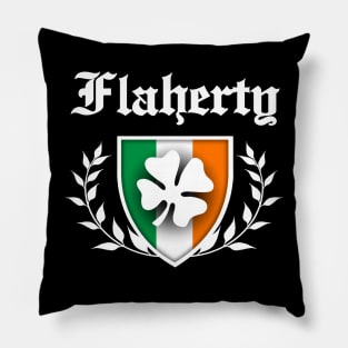 Flaherty Shamrock Crest Pillow