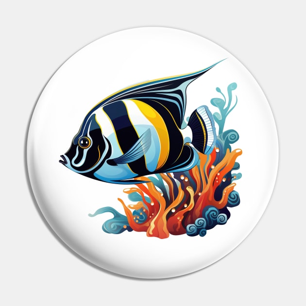 Moorish Idol Pin by zooleisurelife