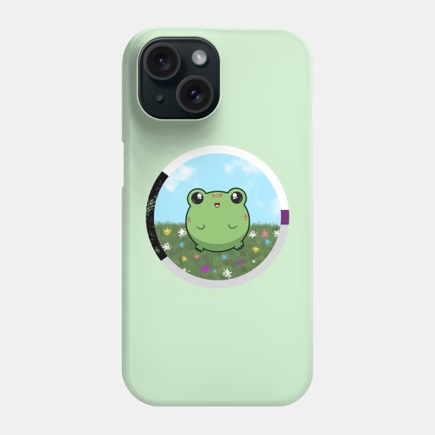 Pride Froggo (Demisexual) Phone Case by GummiFrogArt