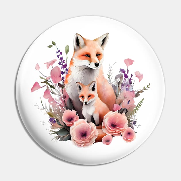 Fox Pin by DreamLoudArt