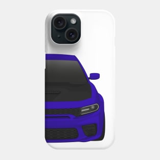 Charger Widebody Indigo-blue + black hood Phone Case