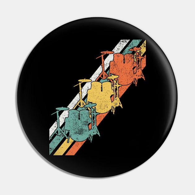 Drumming Drums Drummer Pin by KAWAIITEE